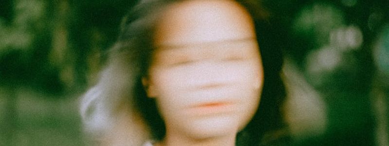 Abstract motion blur of a person moving quickly.